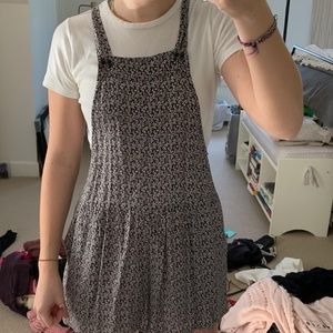 floral flowy overalls